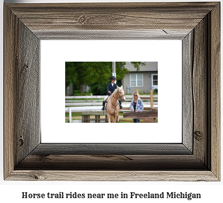 horse trail rides near me in Freeland, Michigan